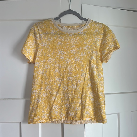JCrew Knit Goods Floral Tee - Picture 1 of 4